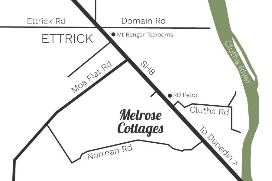 Melrose Cottages Millers Flat Exteriér fotografie